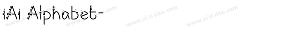 iAi Alphabet字体转换